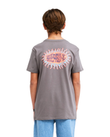 The Billabong Boys Boys Burn Out T-Shirt in Pewter