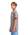 The Billabong Boys Boys Burn Out T-Shirt in Pewter