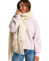 The Billabong Womens On The Frindges Scarf in Antique White