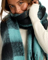 On The Fringes Scarf in Misty Blue