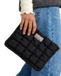 Winter Escape Purse in Black Pebble