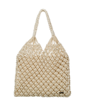 The Billabong Womens Crochet Bag in White Cap