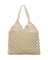 The Billabong Womens Crochet Bag in White Cap