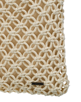 The Billabong Womens Crochet Bag in White Cap