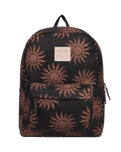 The Billabong School Out Canvas Backpack in Black Sands