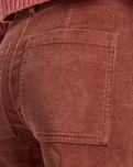 The Billabong Womens Be Free Corduroy Trousers in Espresso