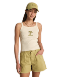Little Sister Walkshorts in Cactus Green
