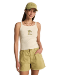 Little Sister Walkshorts in Cactus Green