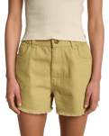 Little Sister Walkshorts in Cactus Green