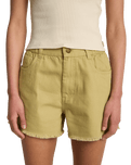 Little Sister Walkshorts in Cactus Green