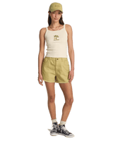 Little Sister Walkshorts in Cactus Green
