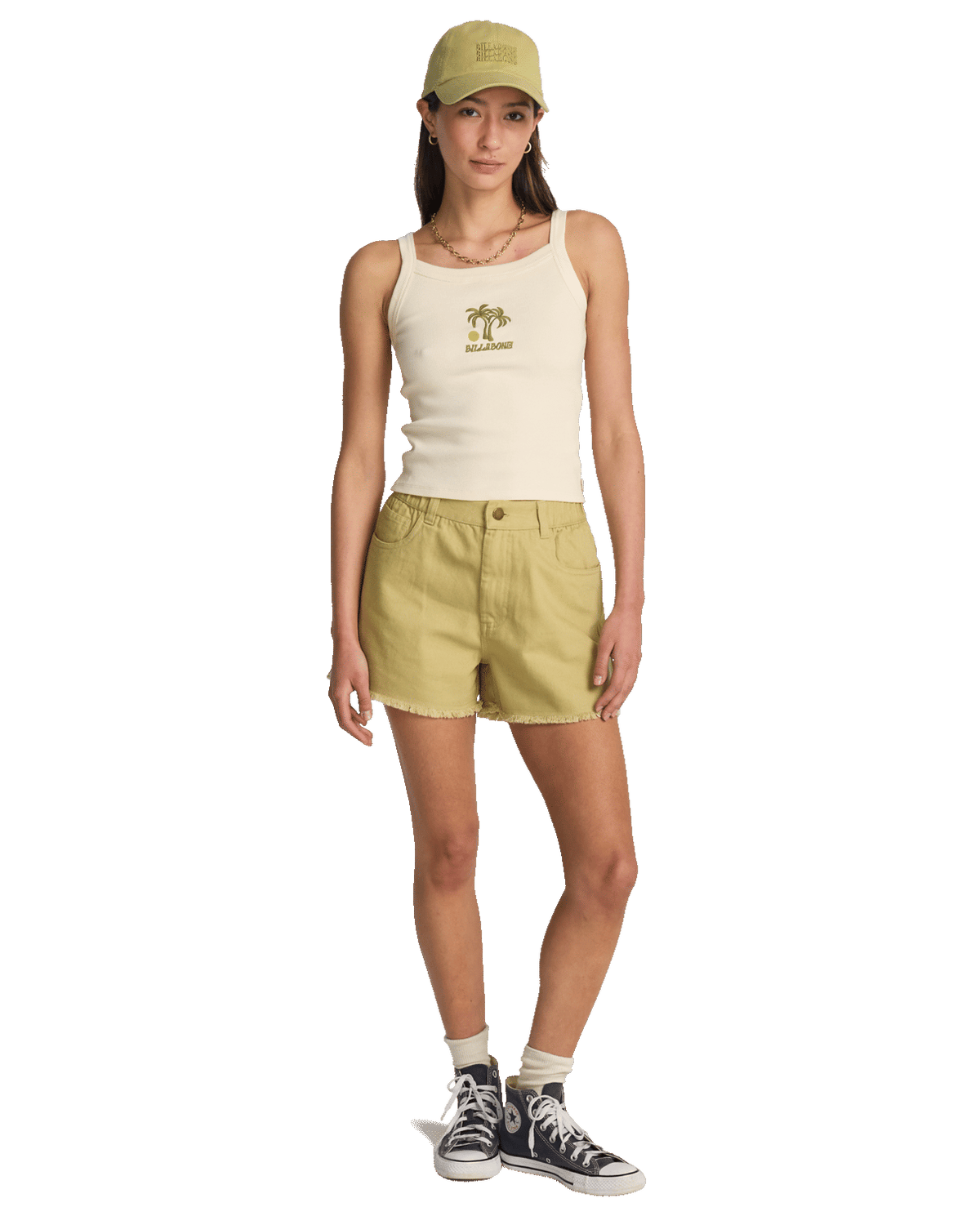 Little Sister Walkshorts in Cactus Green