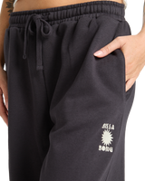 The Billabong Womens So Sunny Joggers in Black Pebble