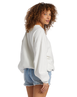 The Billabong Womens Aloha Kendal Sweatshirt in Salt Crystal
