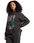 The Billabong Womens Keep It Up Hoodie in Black Sands