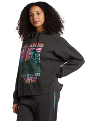 The Billabong Womens Keep It Up Hoodie in Black Sands