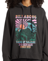 The Billabong Womens Keep It Up Hoodie in Black Sands