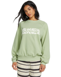 The Billabong Womens The Waves Sweatshirt in Pistachio