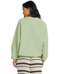 The Billabong Womens The Waves Sweatshirt in Pistachio