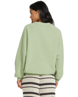 The Billabong Womens The Waves Sweatshirt in Pistachio