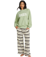 The Billabong Womens The Waves Sweatshirt in Pistachio