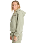 The Billabong Womens Winter Camp Hoodie in Seagrass