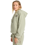 The Billabong Womens Winter Camp Hoodie in Seagrass