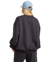 The Billabong Womens So Sunny Kendal Sweatshirt in Black Pebble