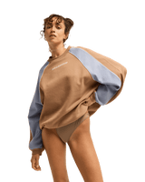 The Billabong Womens Cool Times Sweatshirt in Sweet Earth