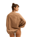 The Billabong Womens Cool Times Sweatshirt in Sweet Earth