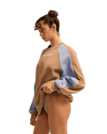 The Billabong Womens Cool Times Sweatshirt in Sweet Earth