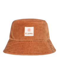 The Billabong Womens Essential Bucket Hat in Golden Brown