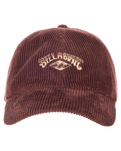 The Billabong Womens Essential Cord Cap in Espresso
