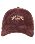 The Billabong Womens Essential Cord Cap in Espresso