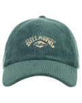 The Billabong Womens Essential Cord Cap in Evergreen