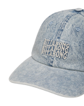 Essential Wash Denim Cap in Surf Spray