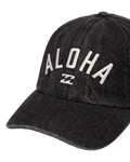 The Billabong Womens Essential Wash Denim Cap in Black