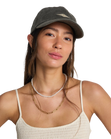 Hot Weather Canvas Cap in Off Black
