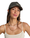 Hot Weather Canvas Cap in Off Black