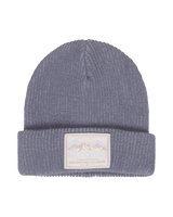 The Billabong Womens Wave Check Beanie in Salted Blue