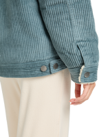 The Billabong Womens Cord In Love Jacket in Slate Blue