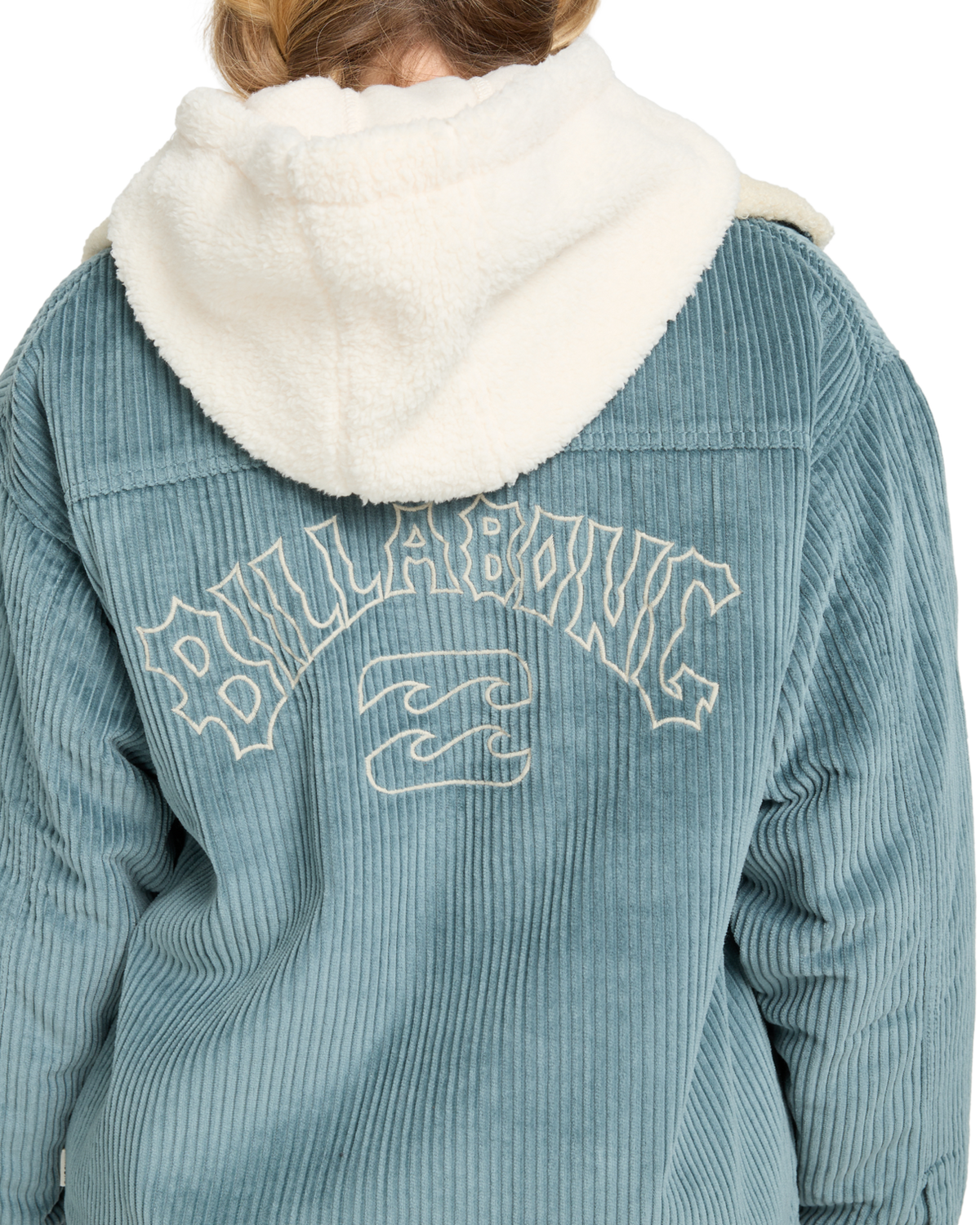 The Billabong Womens Cord In Love Jacket in Slate Blue