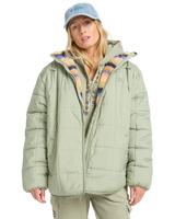 The Billabong Womens Adventure Division Happy Camper Jacket in Seagrass