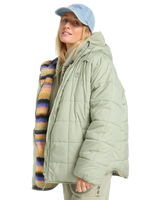 The Billabong Womens Adventure Division Happy Camper Jacket in Seagrass