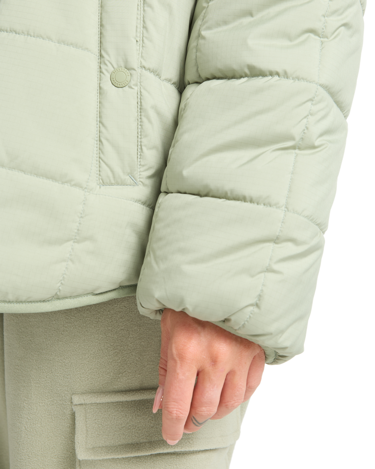 The Billabong Womens Adventure Division Happy Camper Jacket in Seagrass