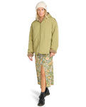 The Billabong Womens Oceanside Reversible Jacket in Green Tea