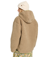 The Billabong Womens Oceanside Reversible Jacket in Green Tea