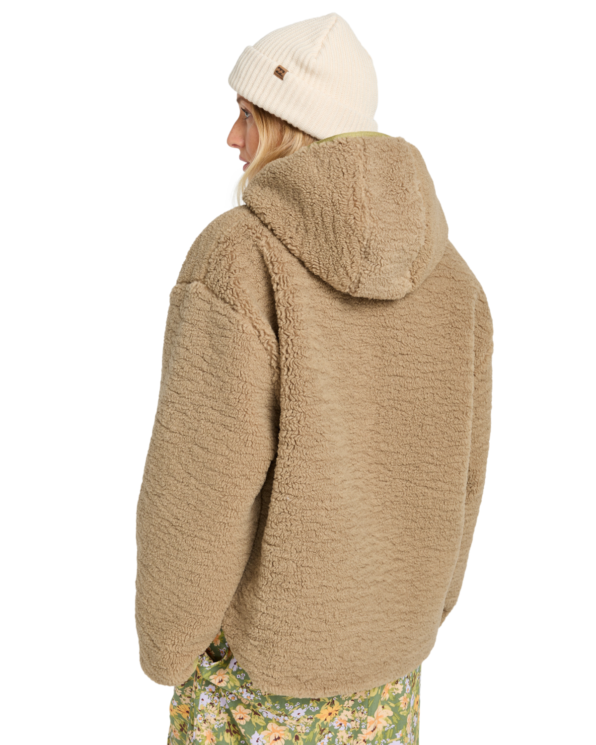 The Billabong Womens Oceanside Reversible Jacket in Green Tea