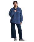 The Billabong Womens Coastal Waves Jacket in Washed Blue