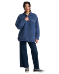 The Billabong Womens Coastal Waves Jacket in Washed Blue